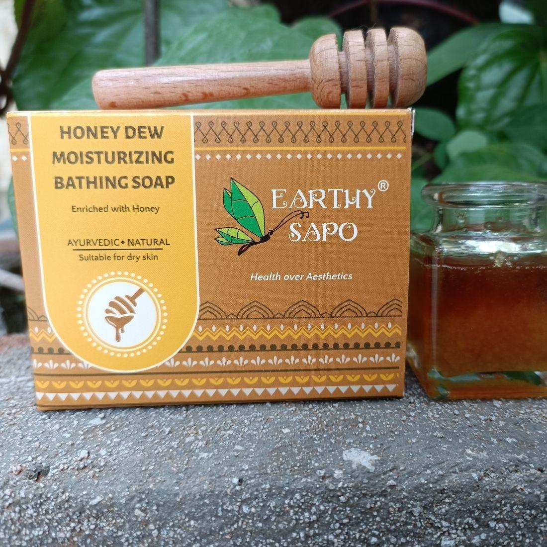 Honey Dew Moisturizing Bathing Soap, 100g